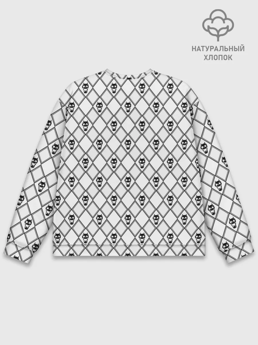 Мужской свитшот базовый / KILLER QUEEN белый паттерн