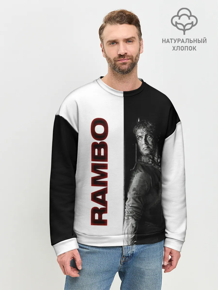 Мужской свитшот базовый / Рэмбо: Последняя кровь