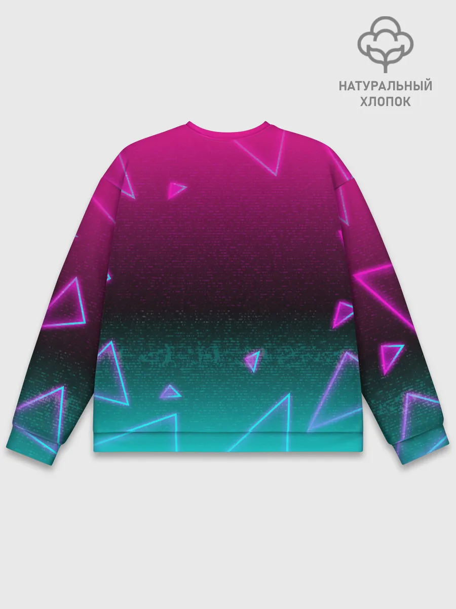Мужской свитшот базовый / НЕОНОВЫЙ ЧУЖОЙ