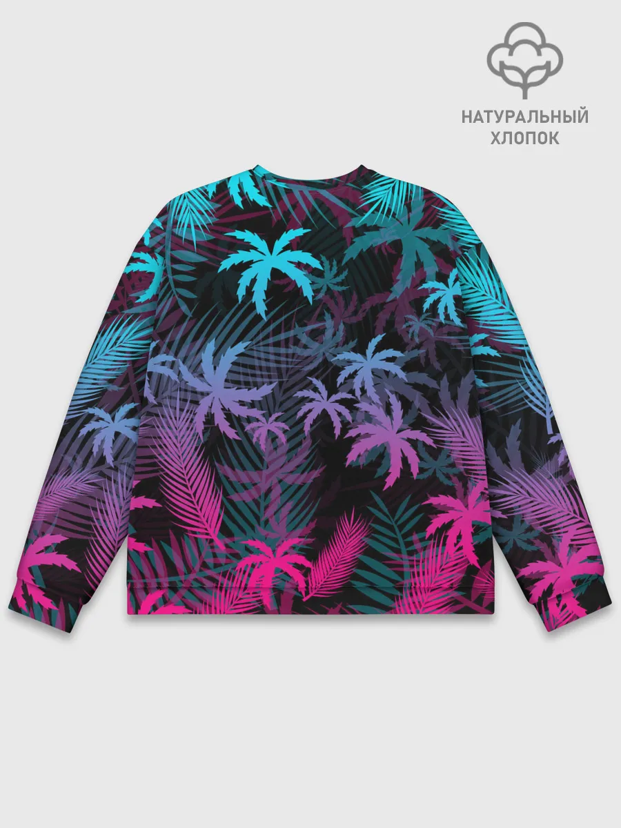 Мужской свитшот базовый / НЕОНОВЫЕ ПАЛЬМЫ | NEON PALMS