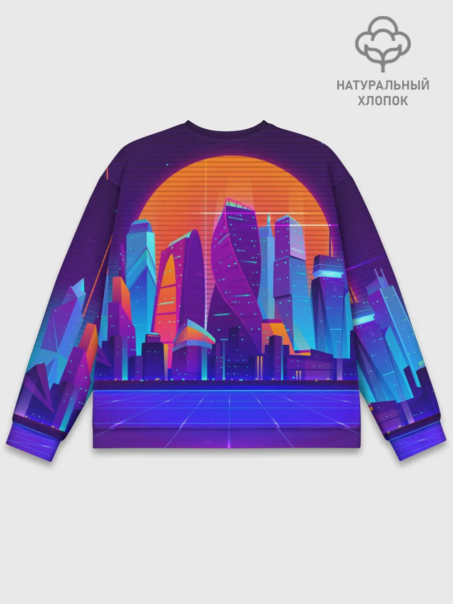 Мужской свитшот базовый / НЕОНОВЫЙ ГОРОД