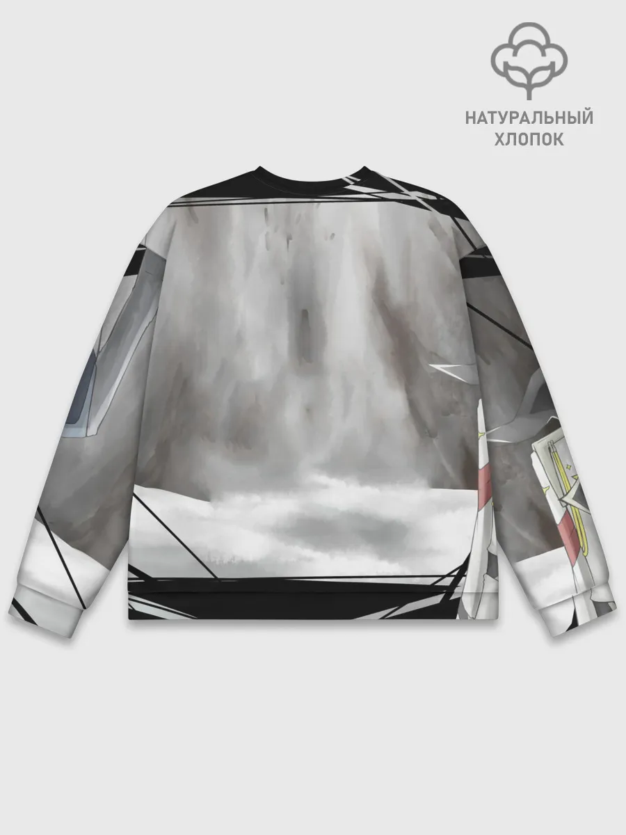 Мужской свитшот базовый / ноль два перевертыш