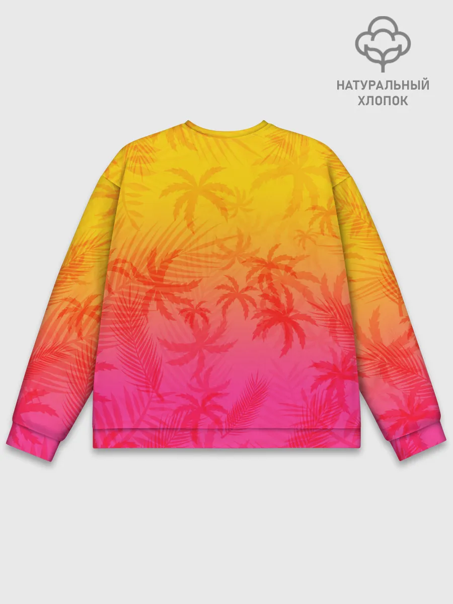 Мужской свитшот базовый / РЕТРО ПАЛЬМЫ
