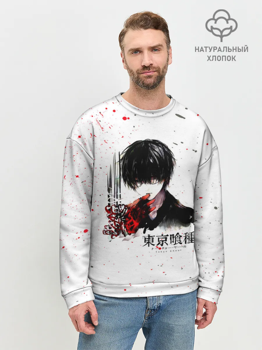 Мужской свитшот базовый / Токийский гуль