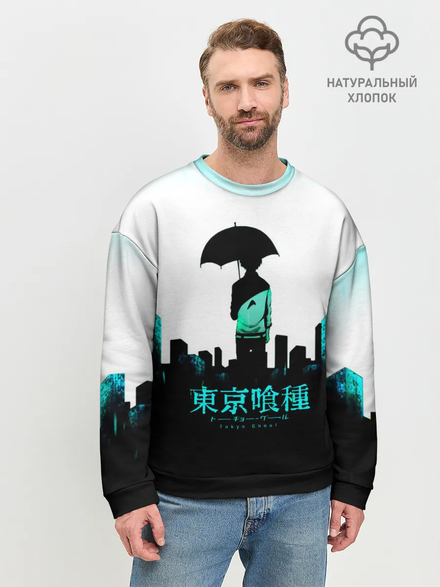 Мужской свитшот базовый / Токийский гуль