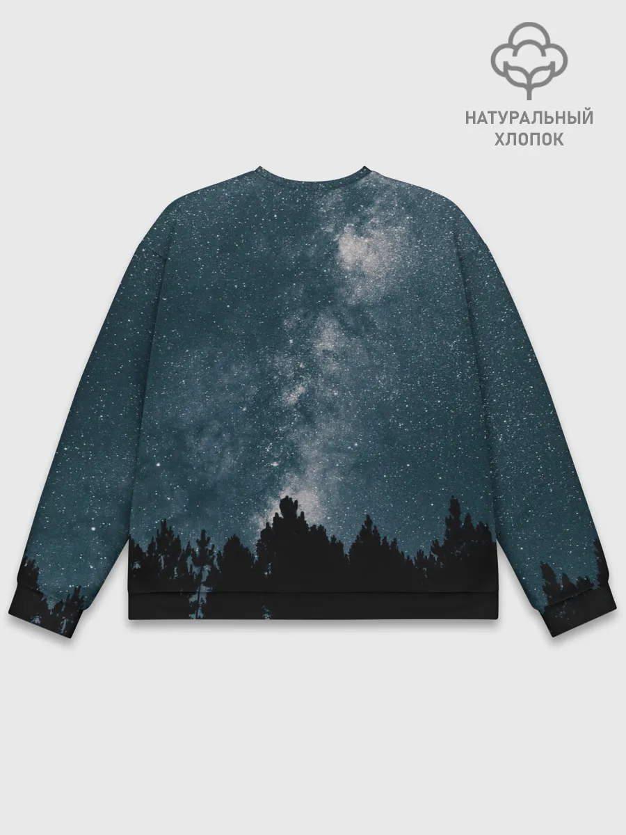 Мужской свитшот базовый / Идущий к реке