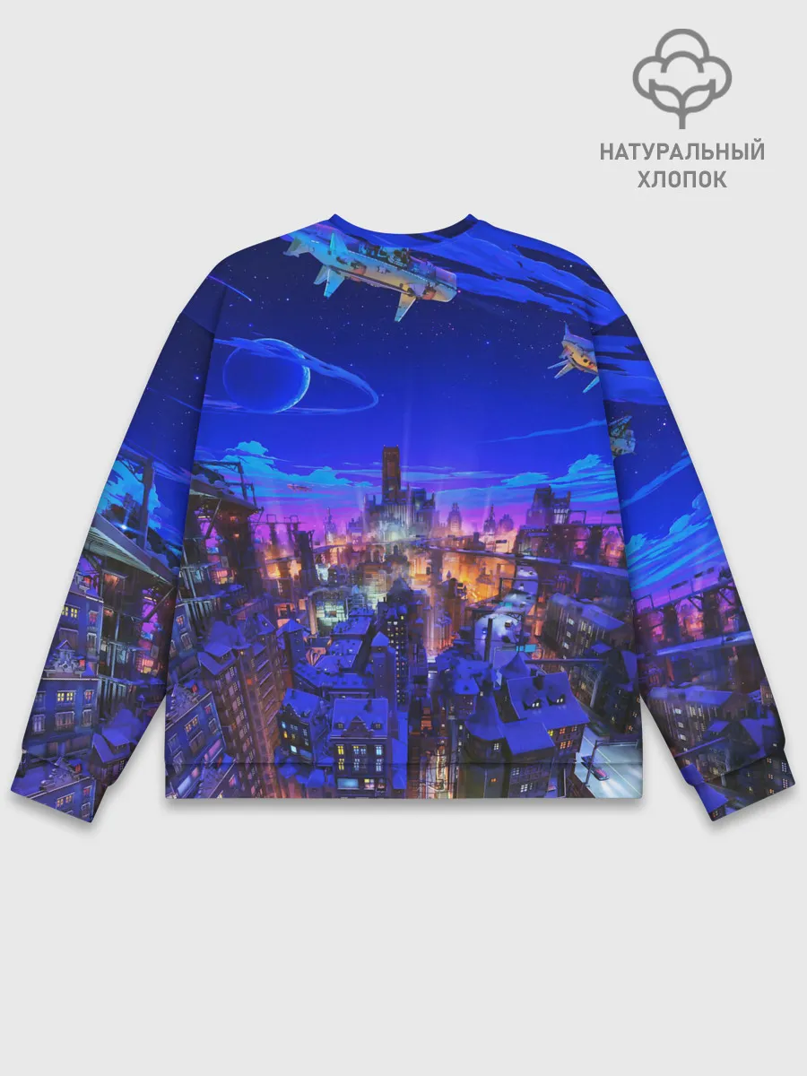 Мужской свитшот базовый / Сказочный город