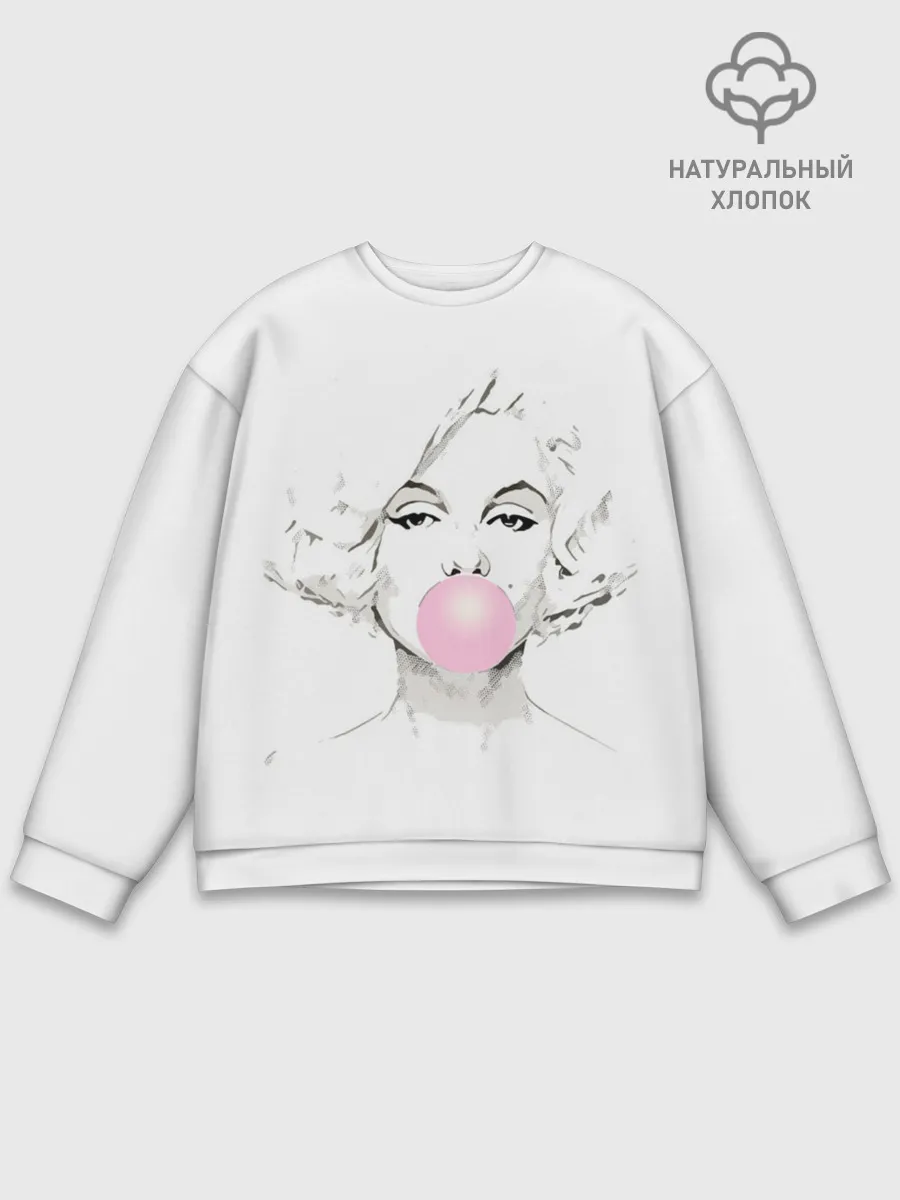 Мужской свитшот базовый / Мэрилин Монро