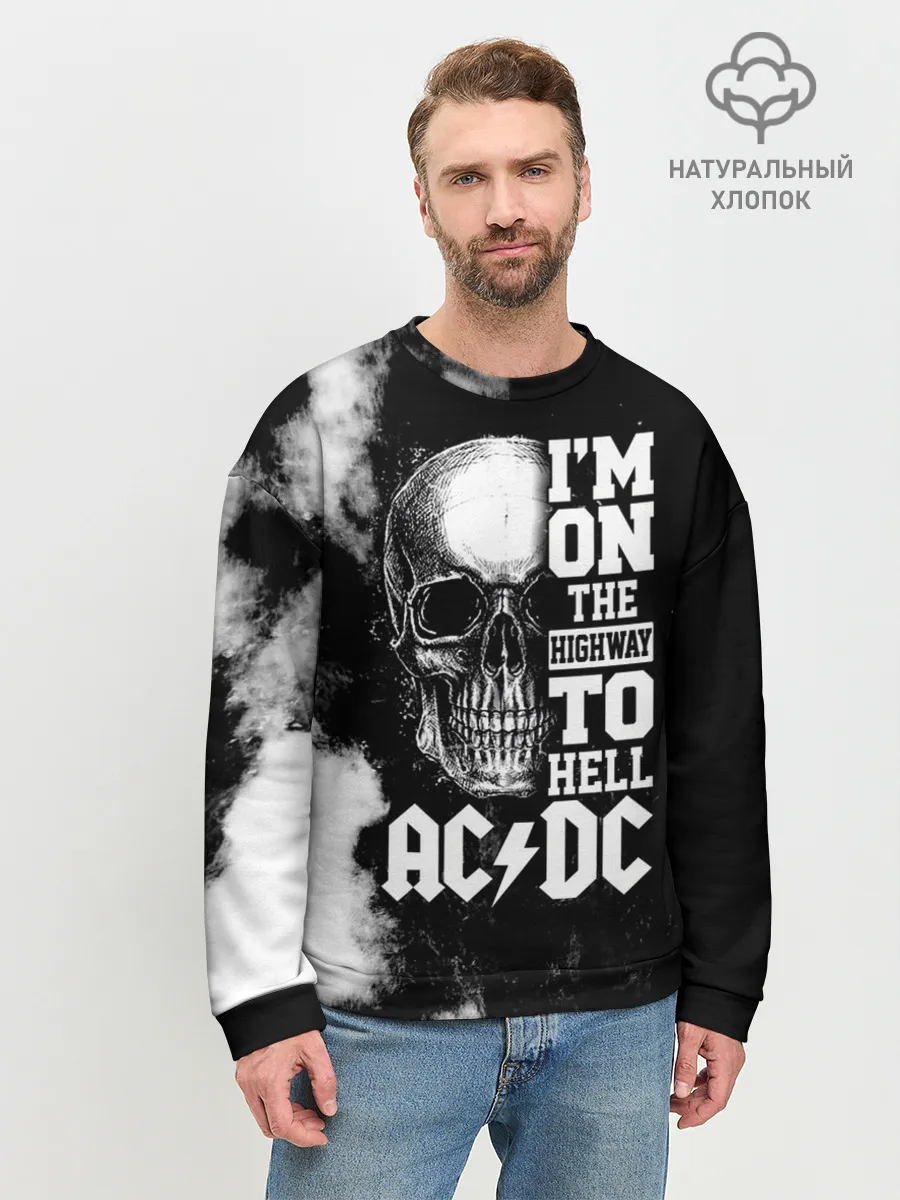 Мужской свитшот базовый / AC/DC