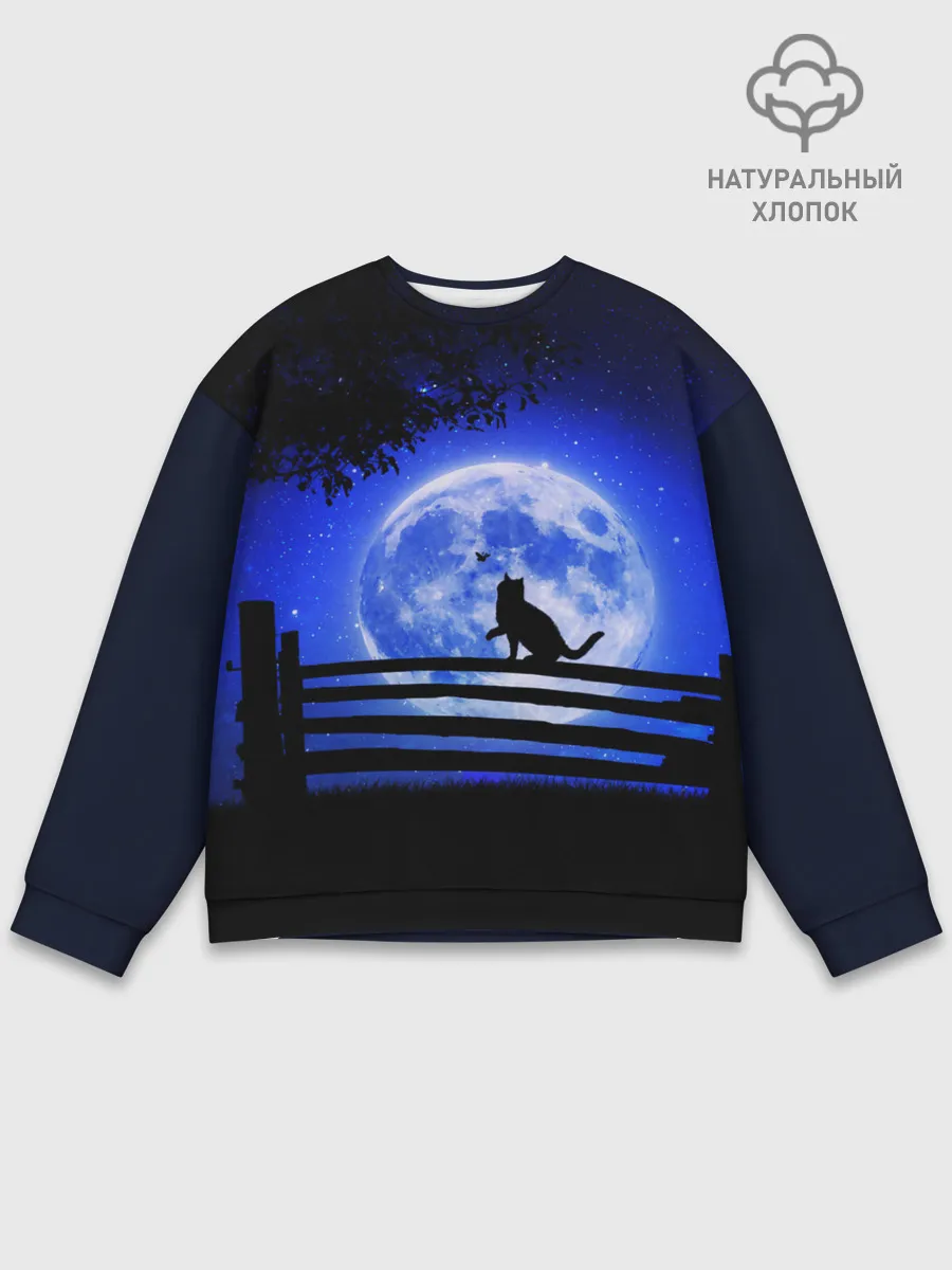 Мужской свитшот базовый / КОТИК