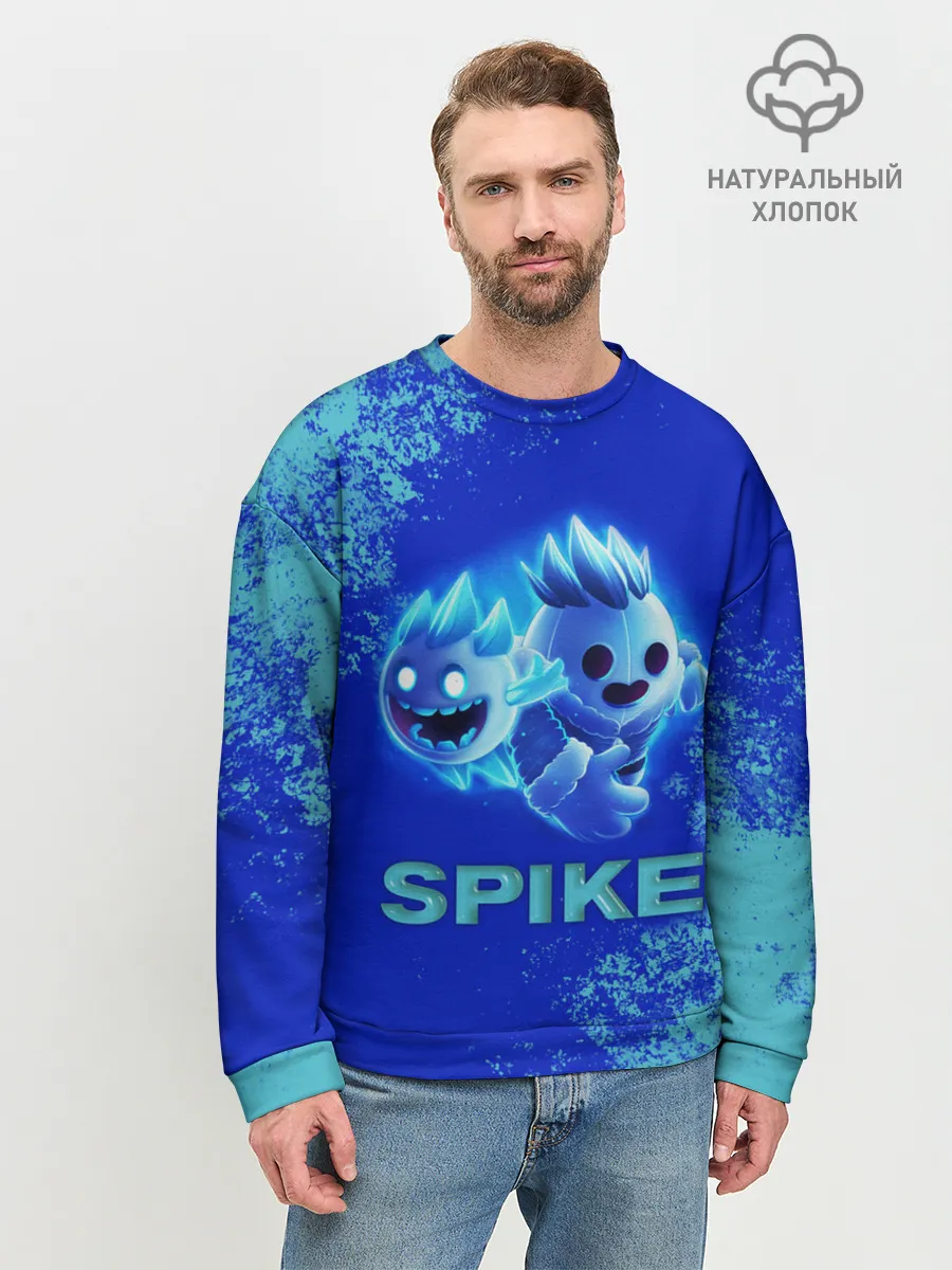 Мужской свитшот базовый / Brawl Stars SPIKE