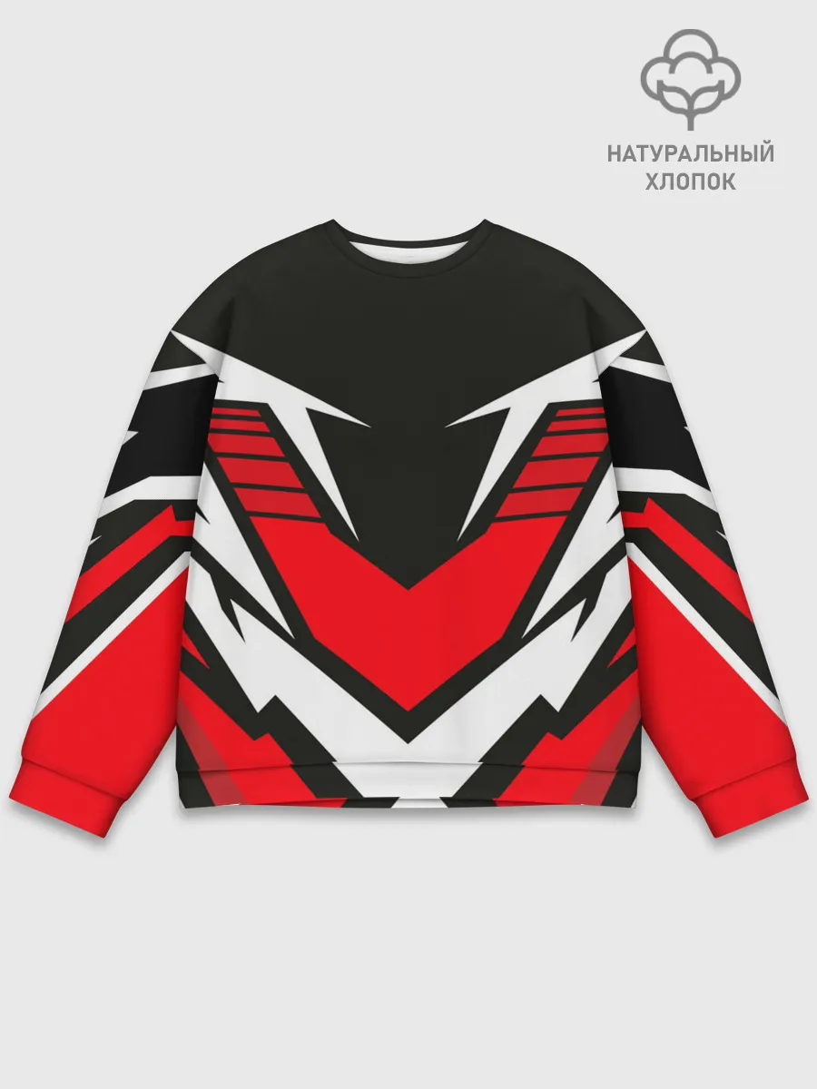 Мужской свитшот базовый / Sports geometry 4