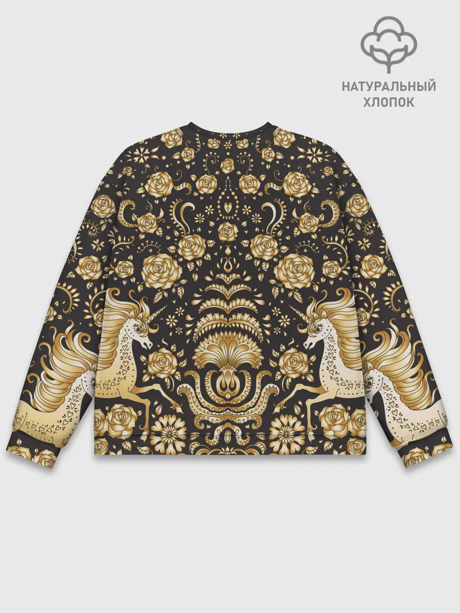 Мужской свитшот базовый / Gold & Black