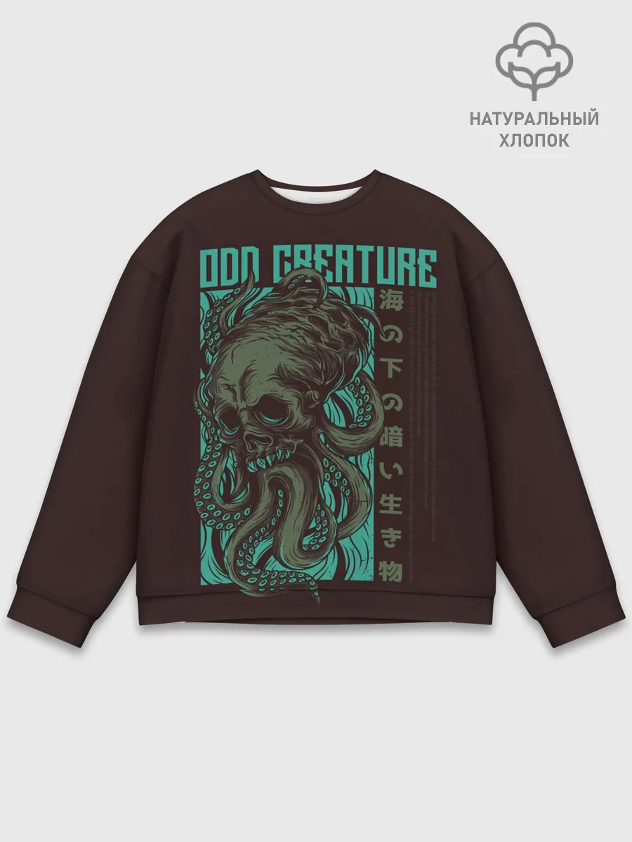 Мужской свитшот базовый / Дьявольский осьминог