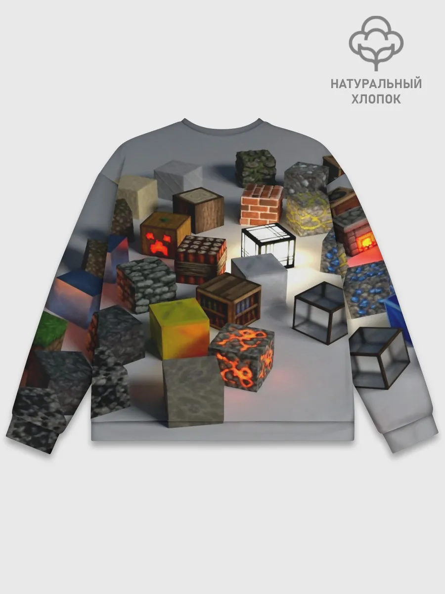Мужской свитшот базовый / MINECRAFT BLOX
