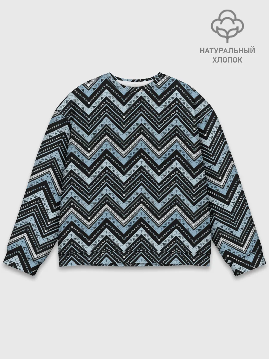 Мужской свитшот базовый / Узоры