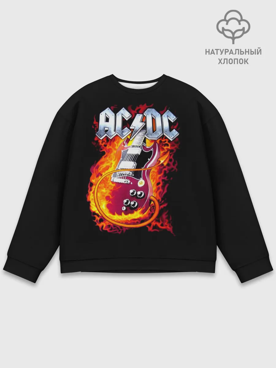 Мужской свитшот базовый / AC/DC