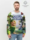 Мужской свитшот базовый / Plants vs Zombies.
