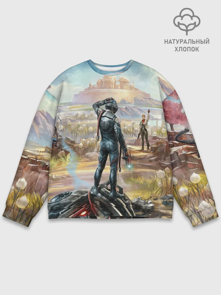 Мужской свитшот базовый / The Outer Worlds