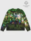 Мужской свитшот базовый / MINECRAFT Creeper