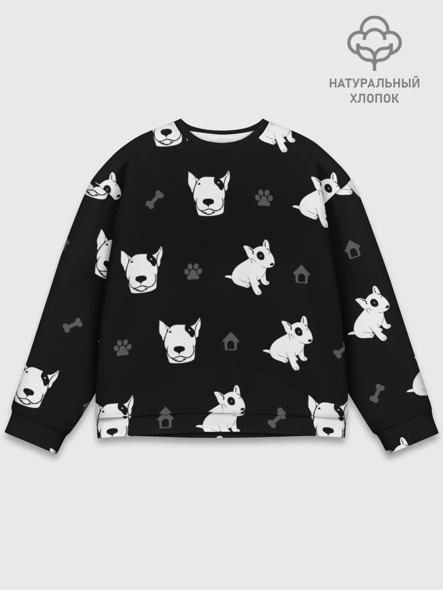 Мужской свитшот базовый / Английский бультерьер