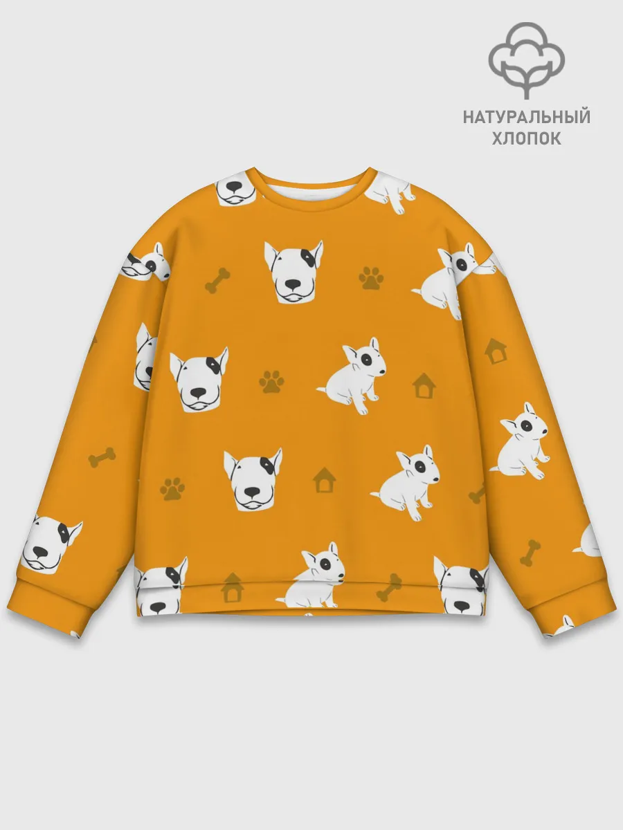 Мужской свитшот базовый / Английский бультерьер