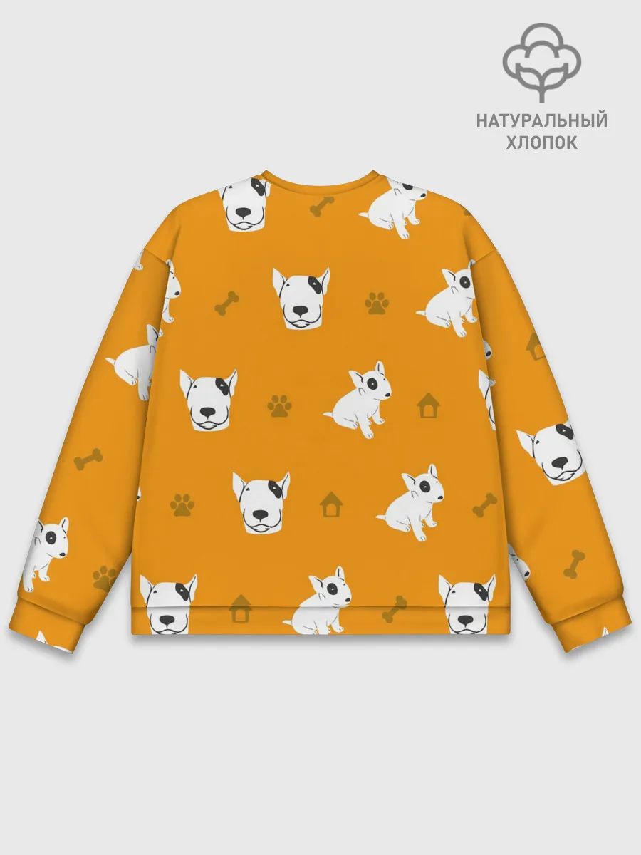 Мужской свитшот базовый / Английский бультерьер