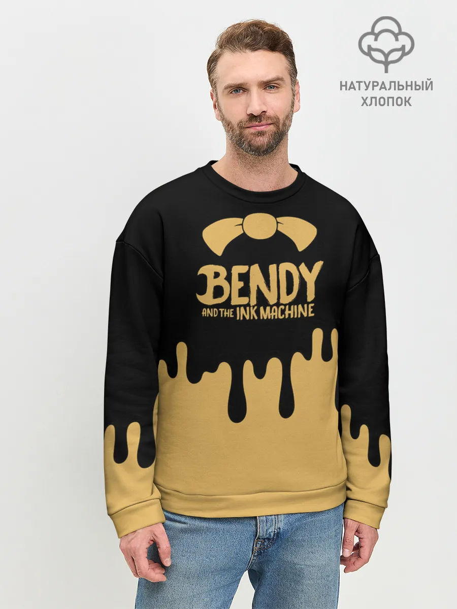 Мужской свитшот базовый / Bendy And The Ink Machine