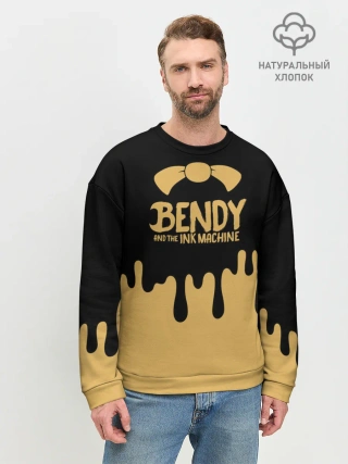 Мужской свитшот базовый / Bendy And The Ink Machine