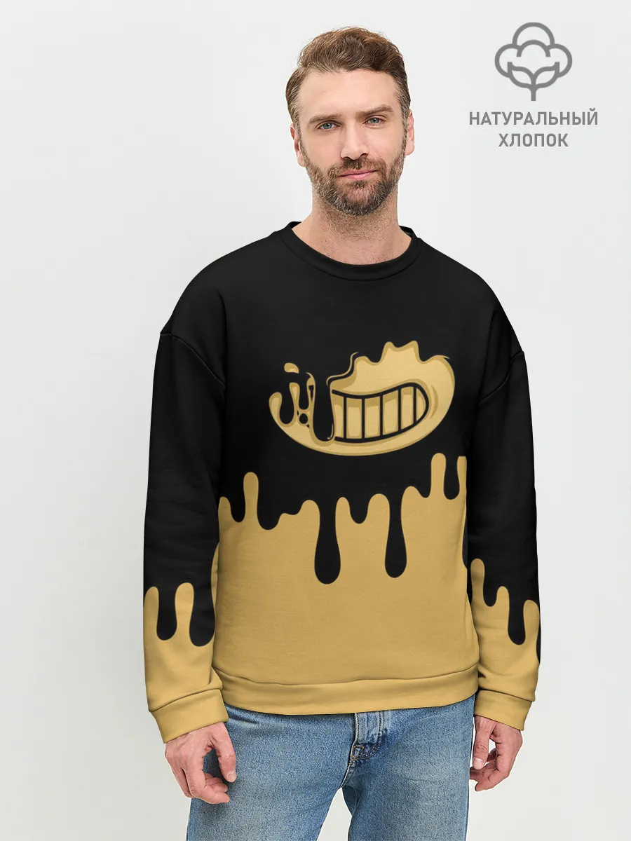 Мужской свитшот базовый / Bendy And The Ink Machine