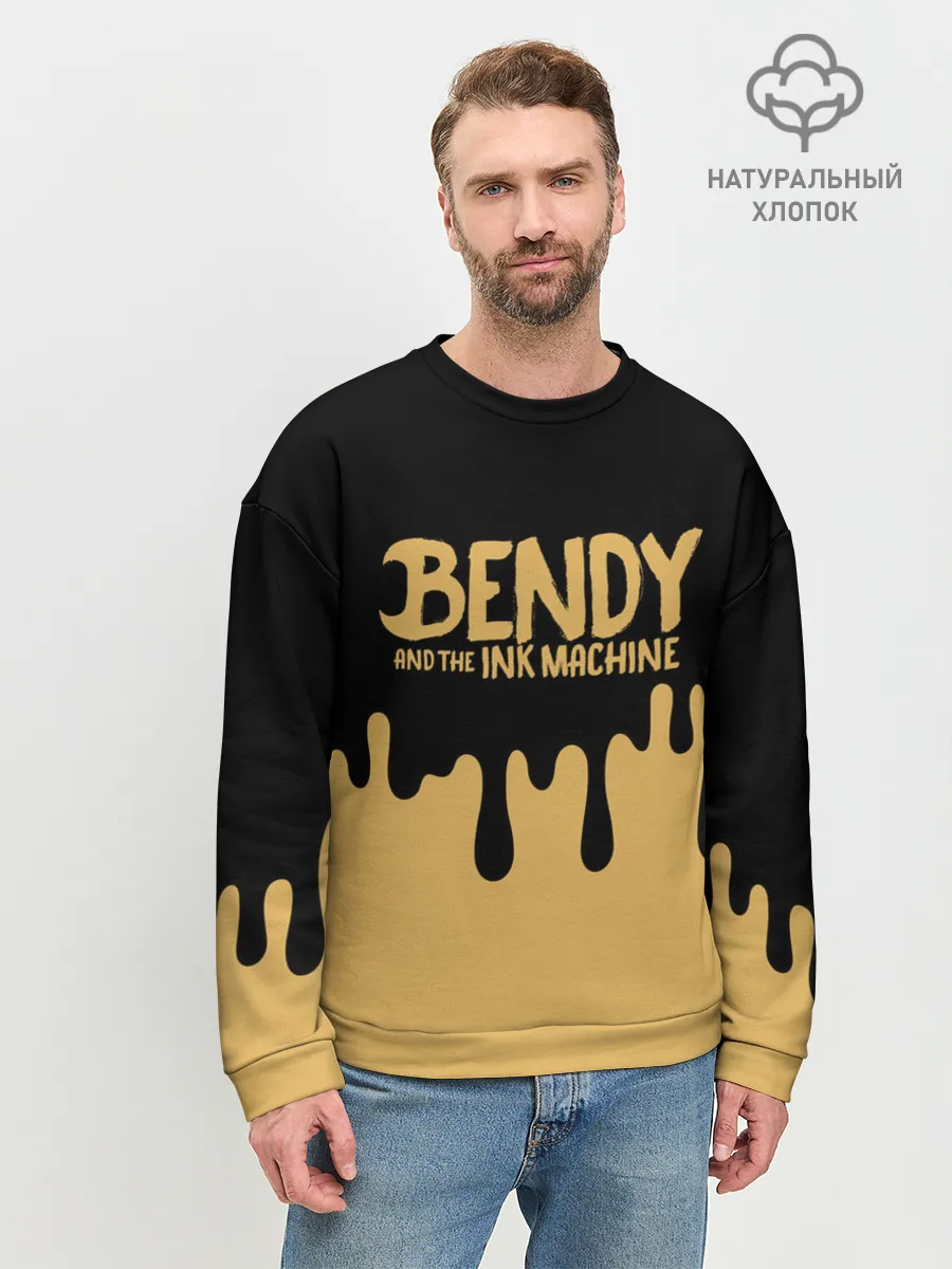 Мужской свитшот базовый / Bendy And The Ink Machine