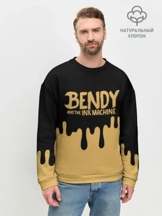 Мужской свитшот базовый / Bendy And The Ink Machine