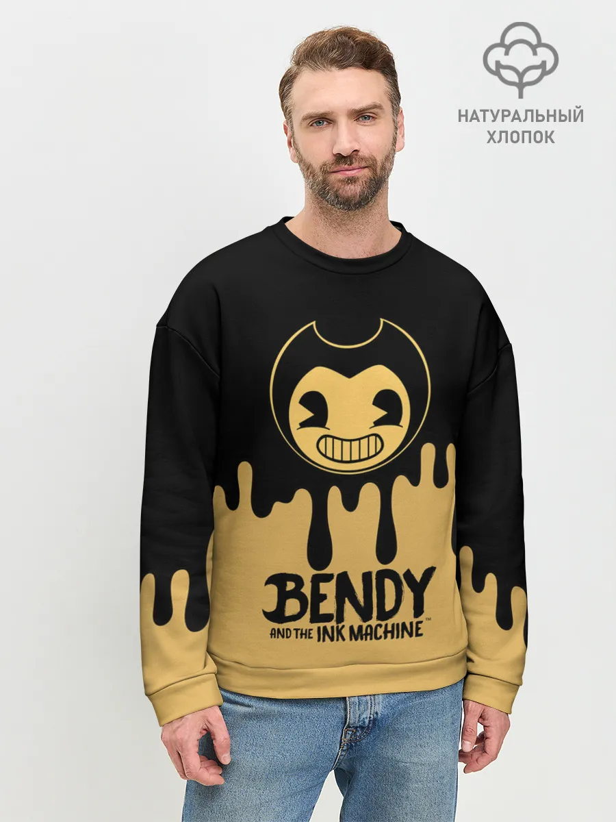 Мужской свитшот базовый / Bendy And The Ink Machine
