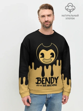 Мужской свитшот базовый / Bendy And The Ink Machine