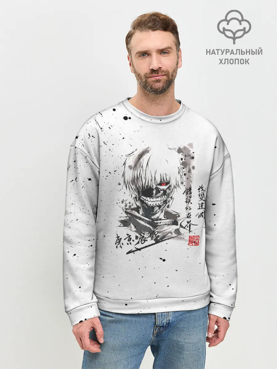 Мужской свитшот базовый / Токийский гуль