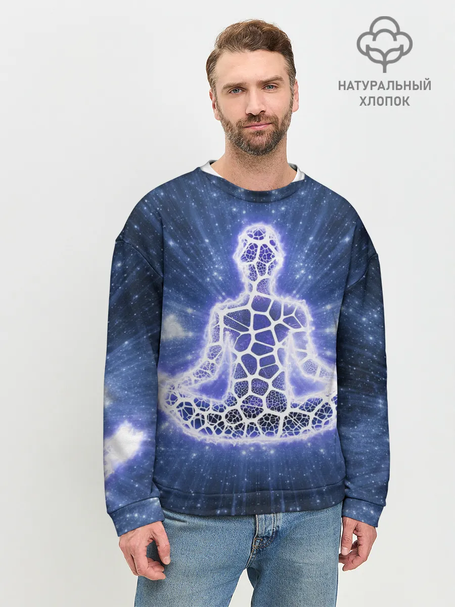 Мужской свитшот базовый / Медитация