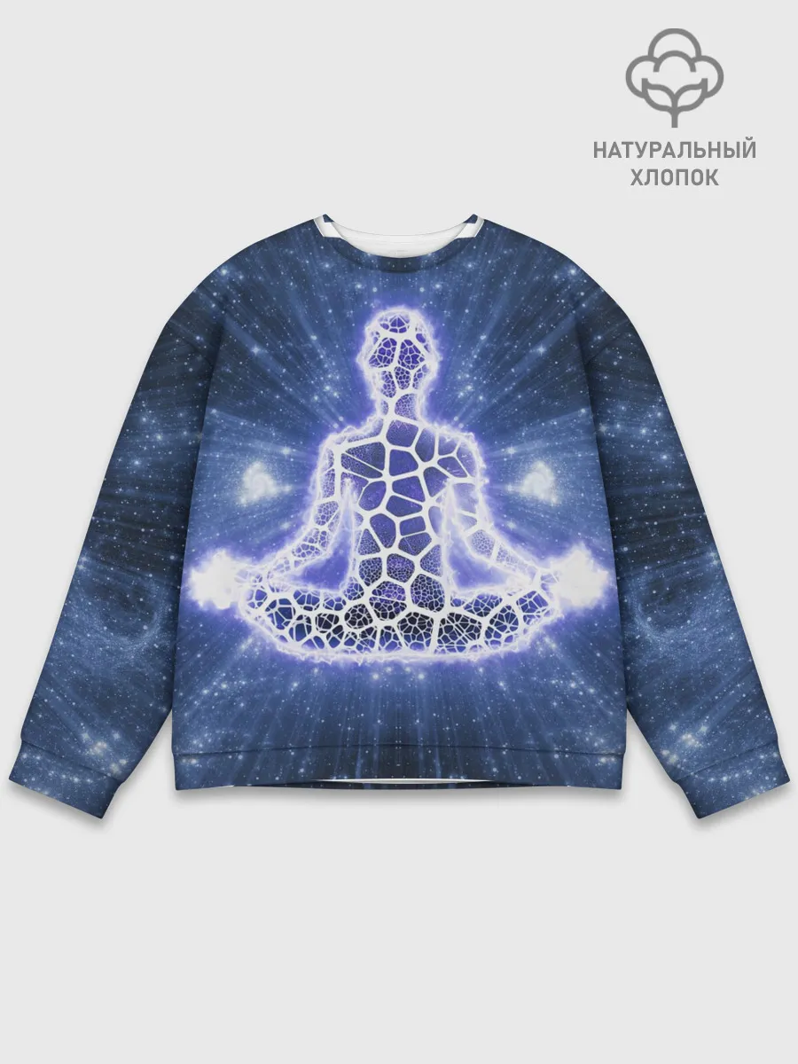 Мужской свитшот базовый / Медитация