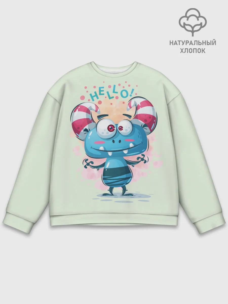 Мужской свитшот базовый / HELLO