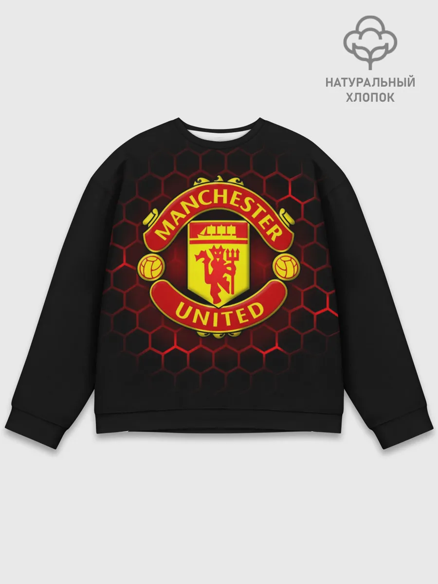 Мужской свитшот базовый / МАНЧЕСТЕР ЮНАЙТЕД