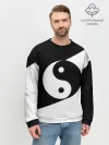 Мужской свитшот базовый / Инь - янь