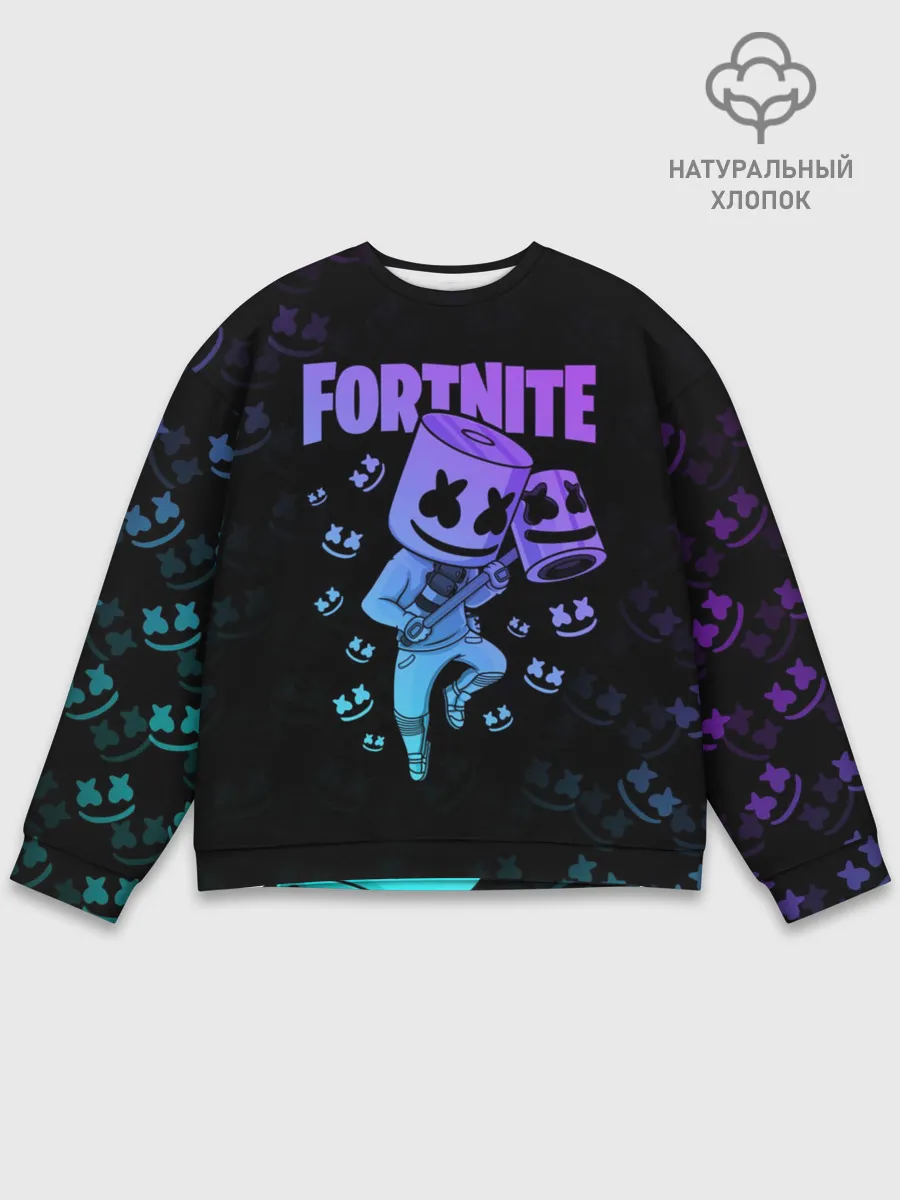 Мужской свитшот базовый / FORTNITE MARSHMELLO