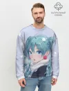 Мужской свитшот базовый / Hatsune Miku. Winter