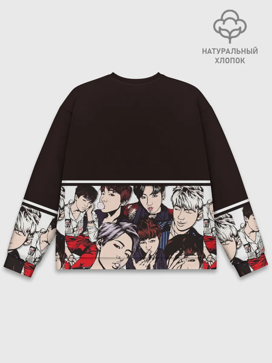 Мужской свитшот базовый / BTS