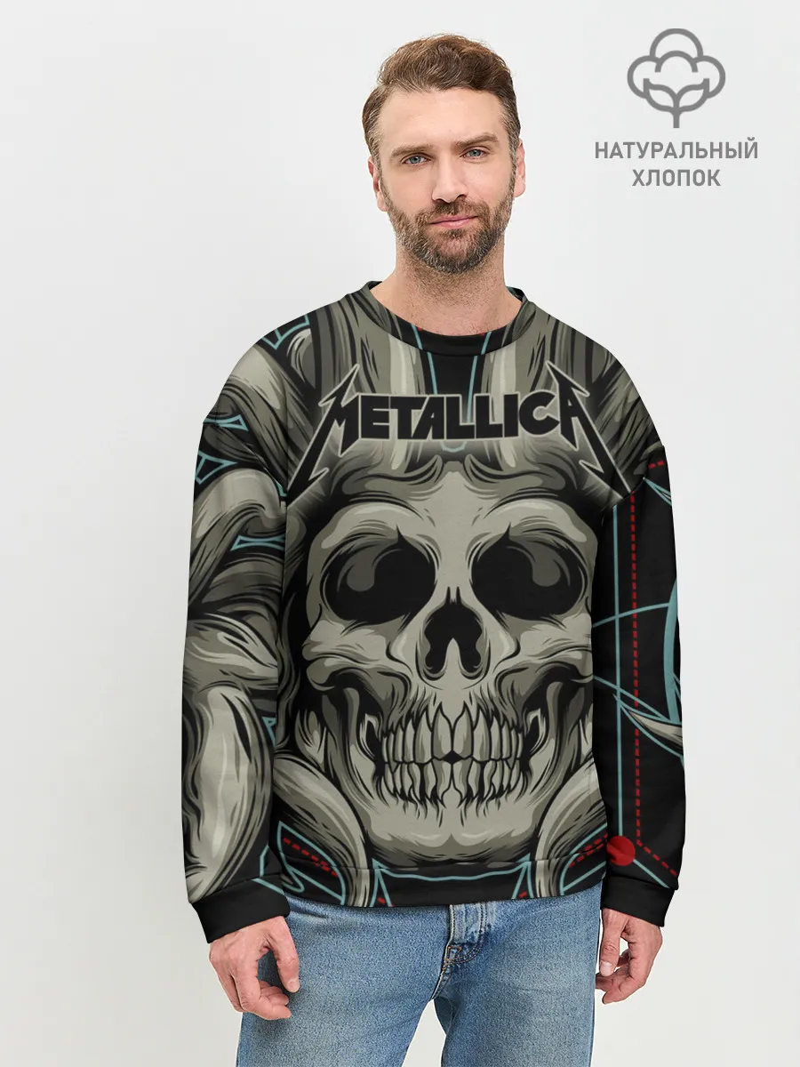 Мужской свитшот базовый / Metallica