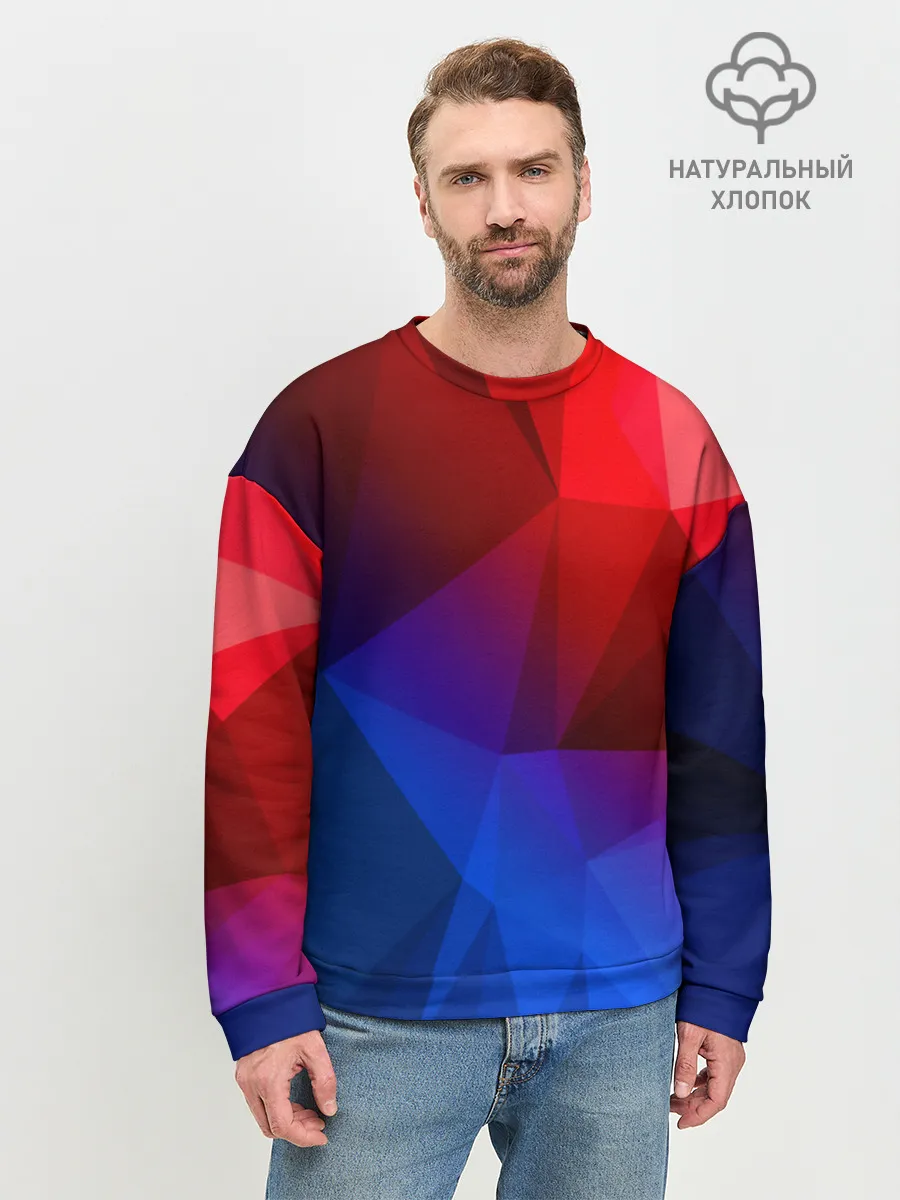 Мужской свитшот базовый / RED&BLUE
