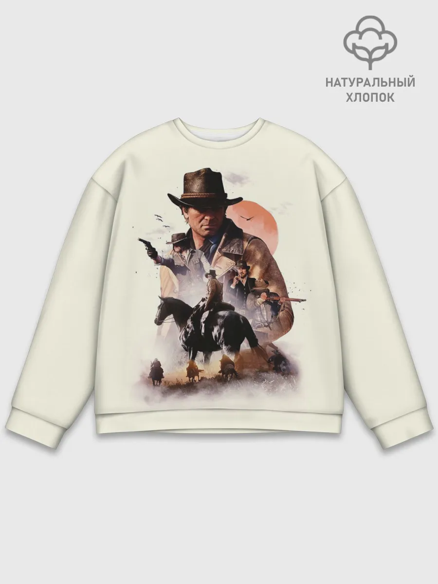 Мужской свитшот базовый / red dead redemption 2 Art