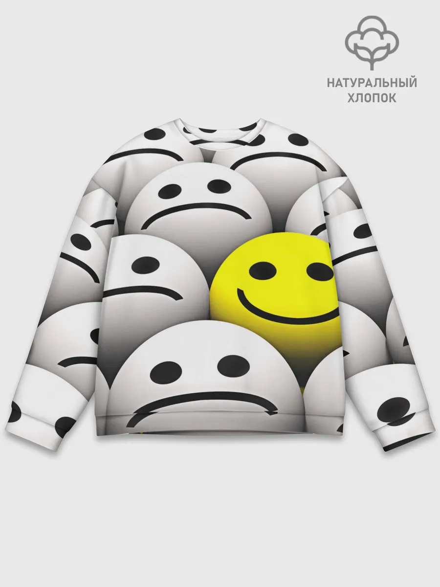 Мужской свитшот базовый / EMOJI 2019