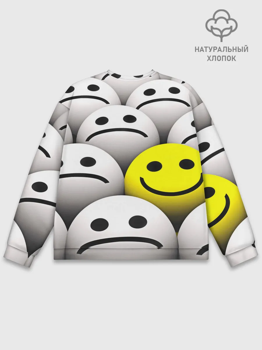 Мужской свитшот базовый / EMOJI 2019