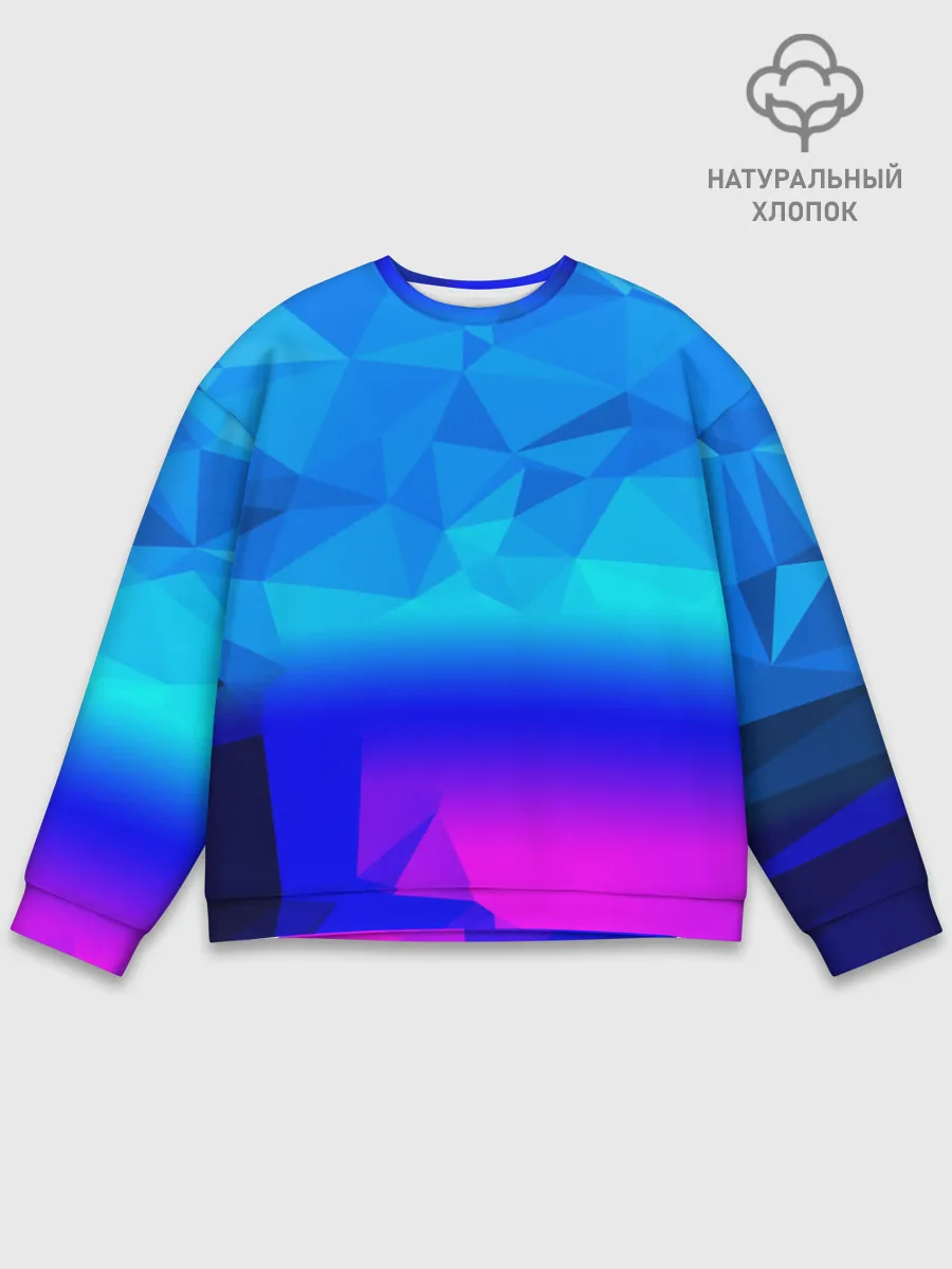Мужской свитшот базовый / ABSTRACT NEON