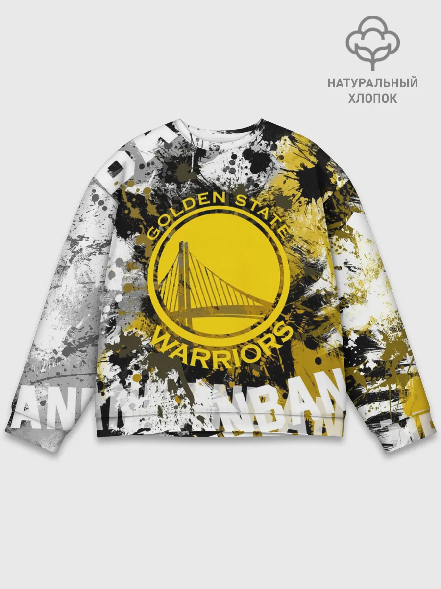 Мужской свитшот базовый / Голден Стэйт Уорриорз
